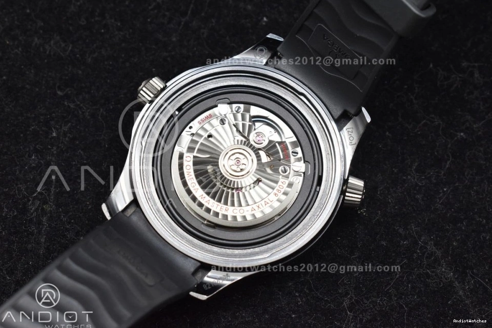1081 Black PVD on Dial Edition 300M Strap VSF Diver Seamaster Black GoAnywhere Best A Rubber 0811